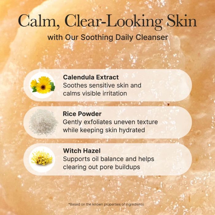 کرم پاککننده صورت آرنچیا مدل Calendula Rice مناسب برای پوست خشک وزن 120 گرم