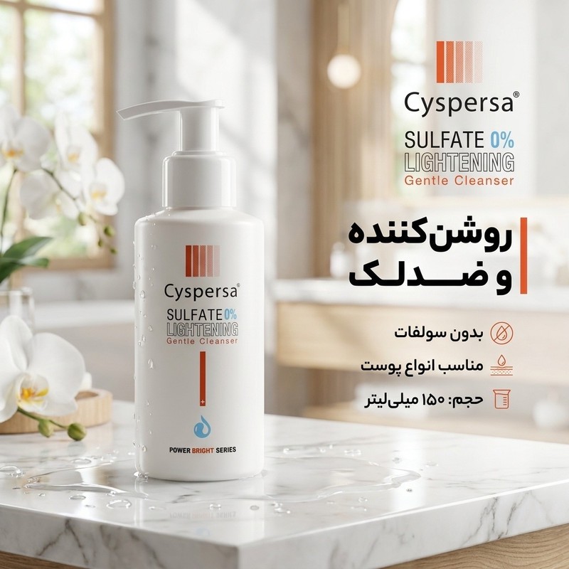 ژل شستشو صورت سیسپرسا مدل ضدلک حجم 150 میلی لیتر
