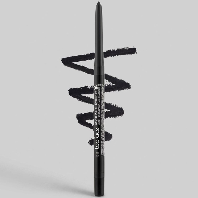 مداد چشم تاپ فیس مدل STYLO KAJAL رنگ مشکی کد 001