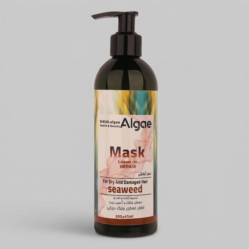 ماسک ترمیم کننده مو دکتر عیدی آلگا مدل Seaweed مناسب برای موهای خشک و آسیب دیده حجم 300 میلیلیتر