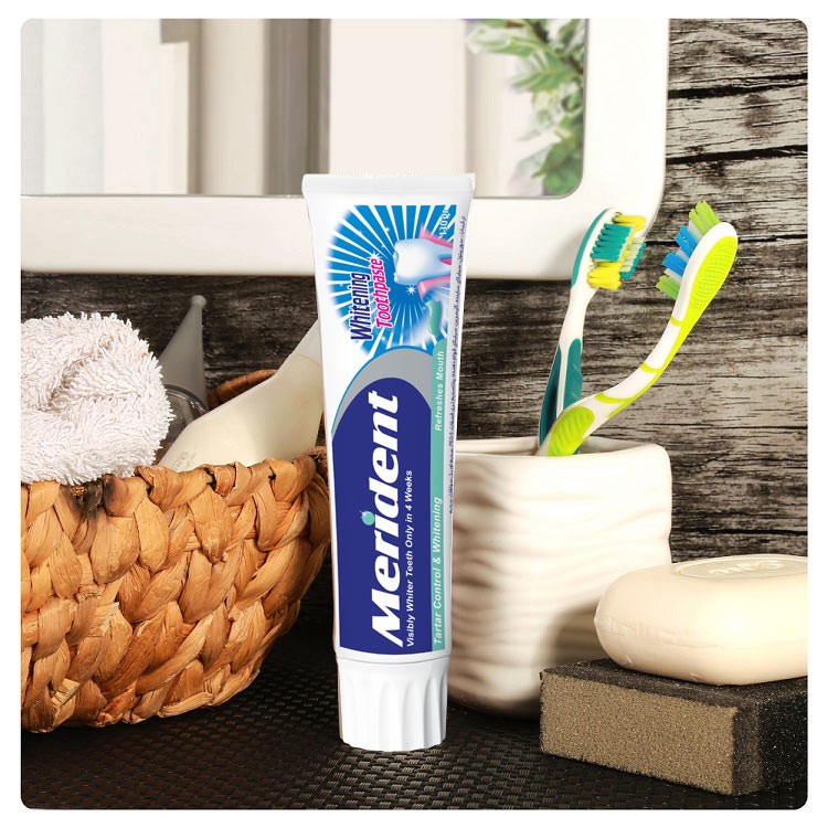 خمیر دندان مریدنت مدل Whitening وزن 130 گرم بسته 3 عددی