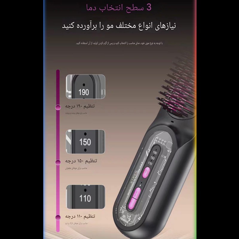 برس حرارتی مدل پرفشنال T.96
