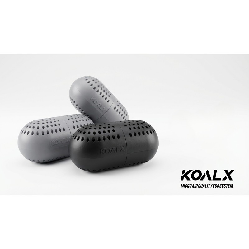 بوگیر و خوشبوکننده کمد لباس کوال ایکس مدل CLOSET TRIPLE ECOSYSTEM رایحه تروپیکال میوه های استوایی حجم 450 میلی لیتر ب...