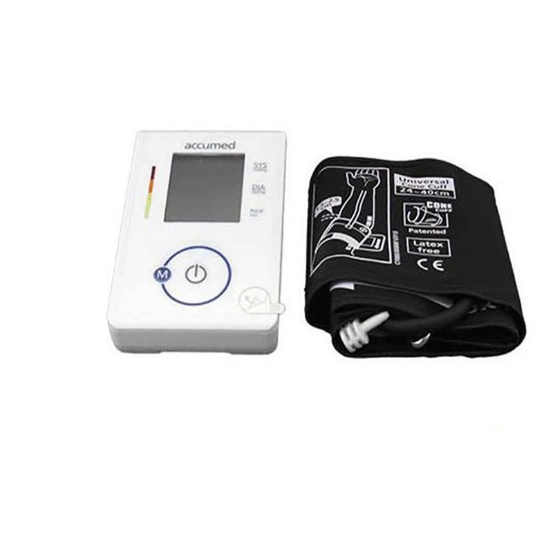 فشارسنج بازویی دیجیتال اکیومد مدل CG-165 با نمایشگر LCD بزرگ، حافظه 90 عددی، محاسبه میانگین 3 نتیجه آخر و اندازهگیری ...