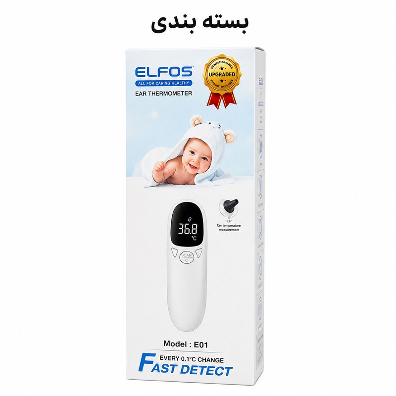 تب سنج دیجیتال گوشی الفوس مدل E01