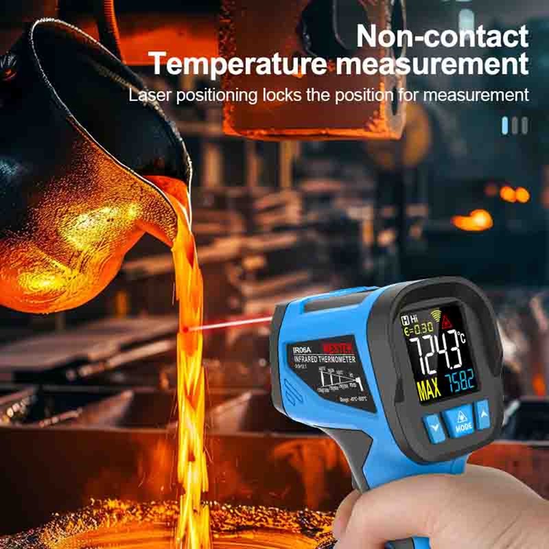 ترمومتر لیزری دیجیتال مستک مدل IR06A