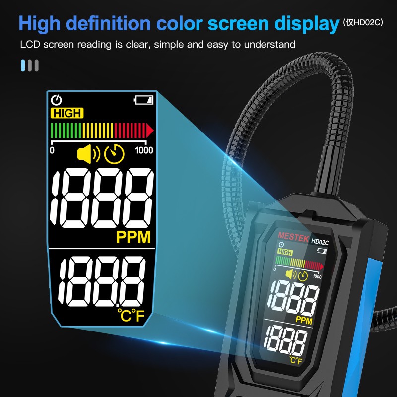 نشتیاب گاز مبرد دیجیتال مستک مدل HD02C