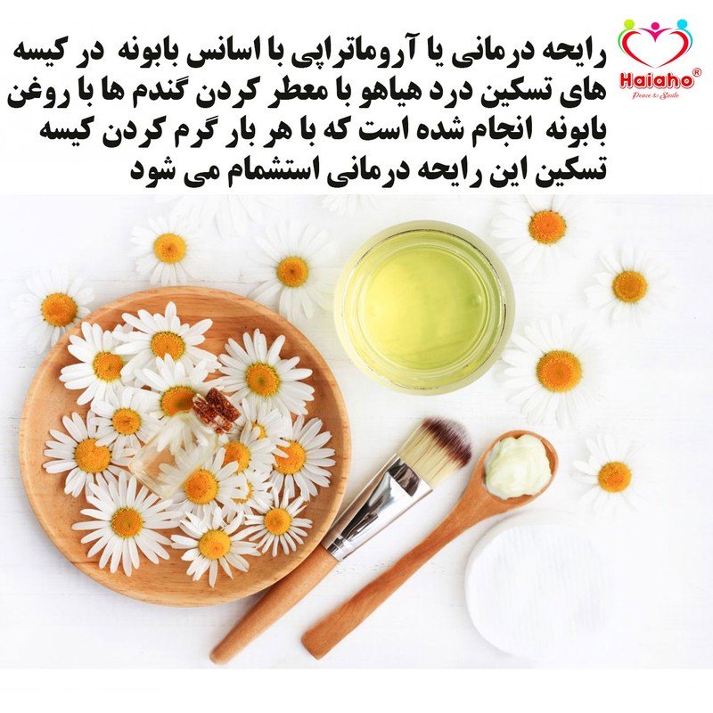 کیسه تسکین درد هیاهو مدل آروماتراپی اسانس بابونه کد Wheat-16x12