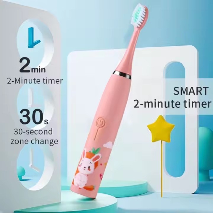 مسواک برقی مدل ultrasonic به همراه ۵ سری یدک