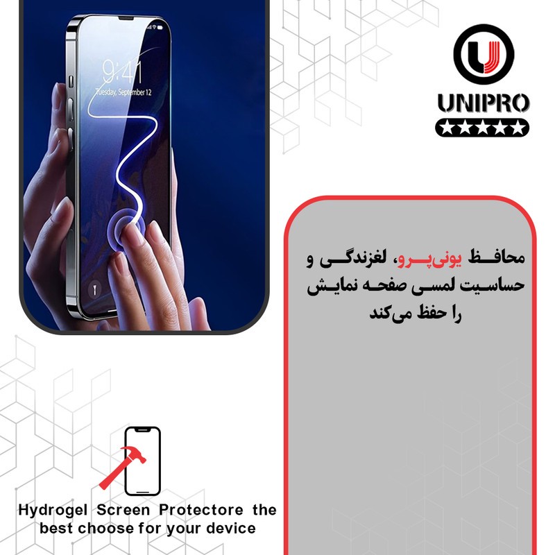 محافظ صفحه نمایش مات یونی پرو مدل Star 5 مناسب برای گوشی موبایل اچ ام دی Pulse Plus