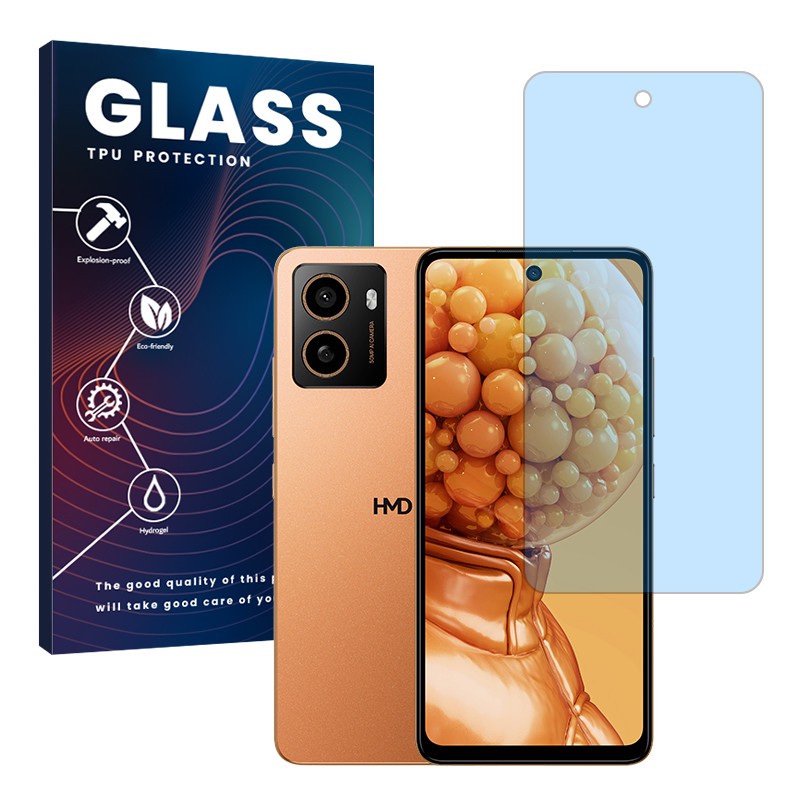 محافظ صفحه نمایش مات ضد اشعه آبی گلس مدل Resistant مناسب برای گوشی موبایل اچ ام دی Pulse Plus