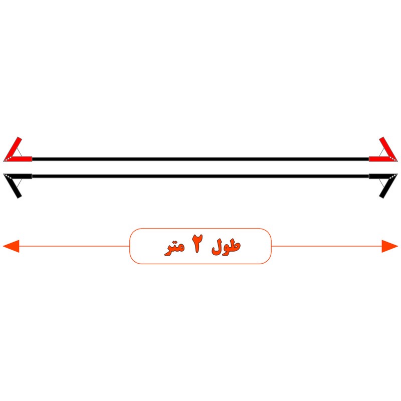 کابل اتصال باتری به باتری موتورسیکلت مدل Cross 1100A-2m مجموعه دو عددی
