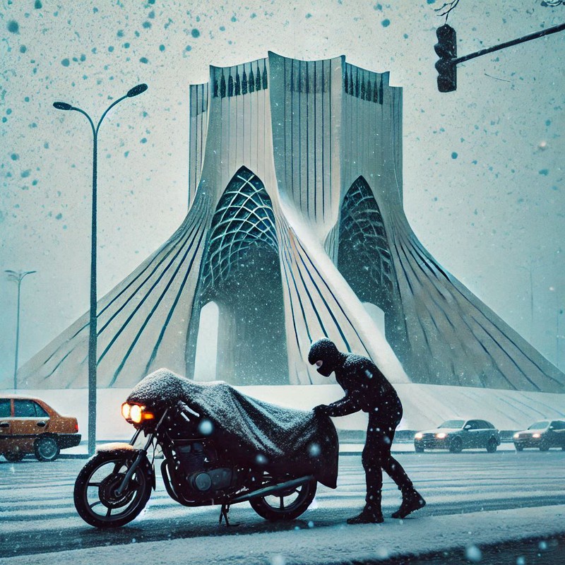چادر موتور سیکلت رویال اسپرت مدل ضدآب مناسب برای 150 QJ Motor NX