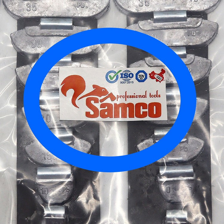 سرب بالانس لاستیک سامکو مدل گیره ای کد YP-5-35GR مجموعه 28 عددی