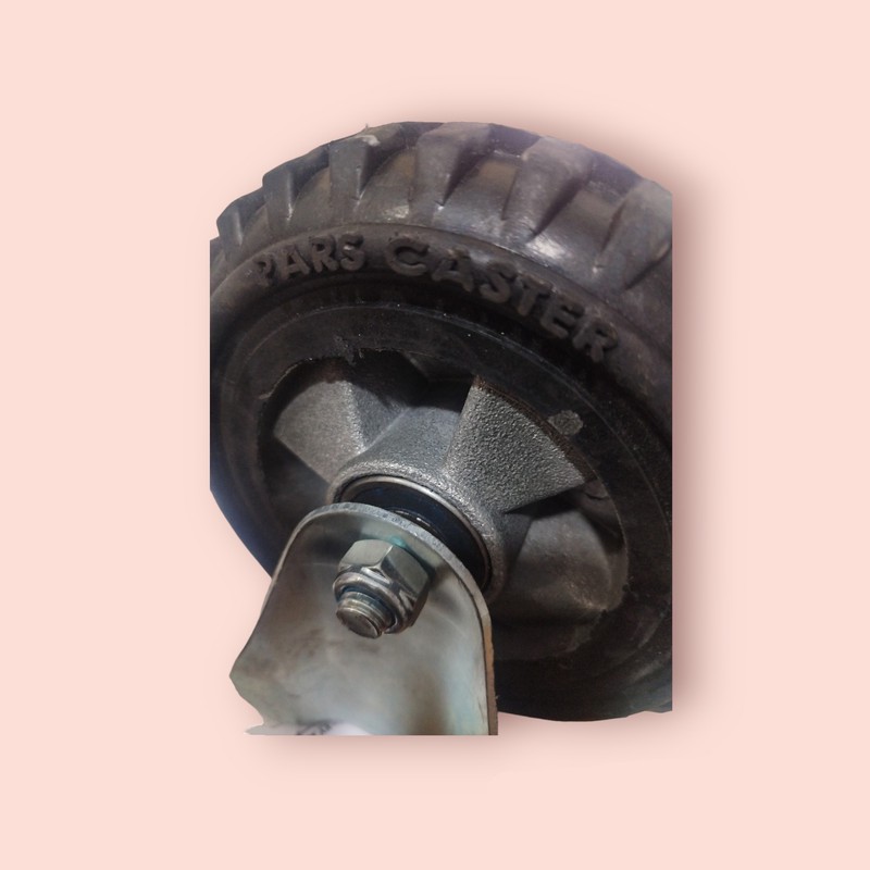 چرخ کفیدار ثابت پارس کاستر مدل TS-200mm