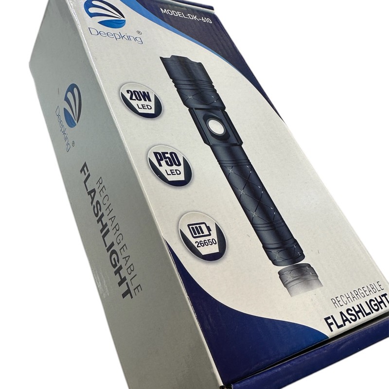 چراغ قوه دستی دیپ کینگ مدل DK-610 با نور چند رنگ