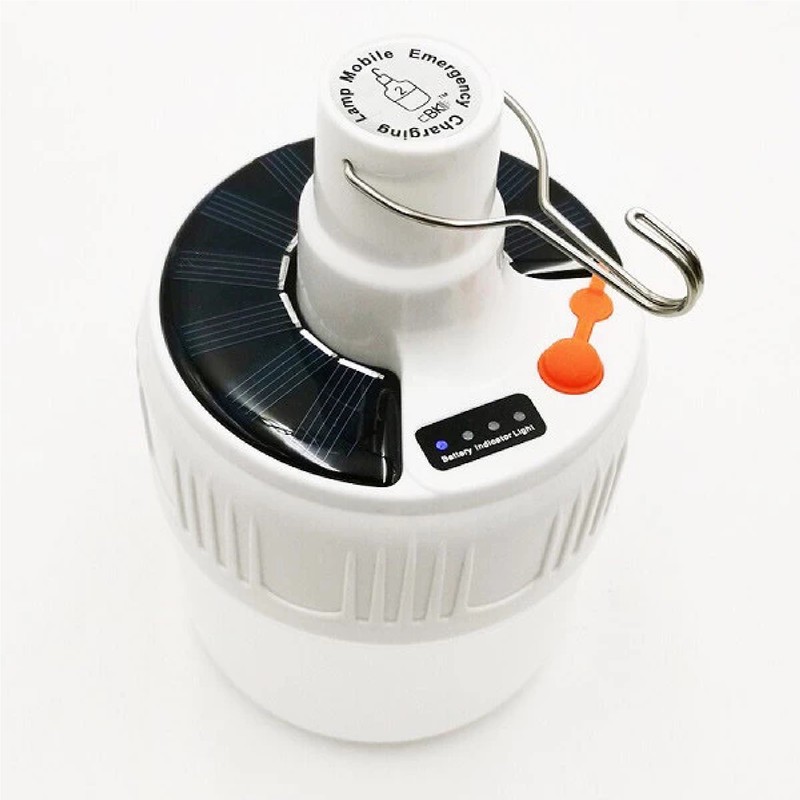 چراغ آویز چادر مدل شارژی کد Led-Bulb-KJ-V56