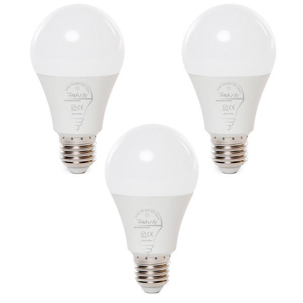 لامپ 20 وات پارس اروند الکتریک کد PA-AB20W پایه E27 بسته 3 عددی
