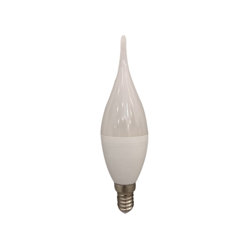لامپ ال ای دی 7 وات پارس اروند الکتریک مدل شمعی پایه E14 بسته 6 عددی
