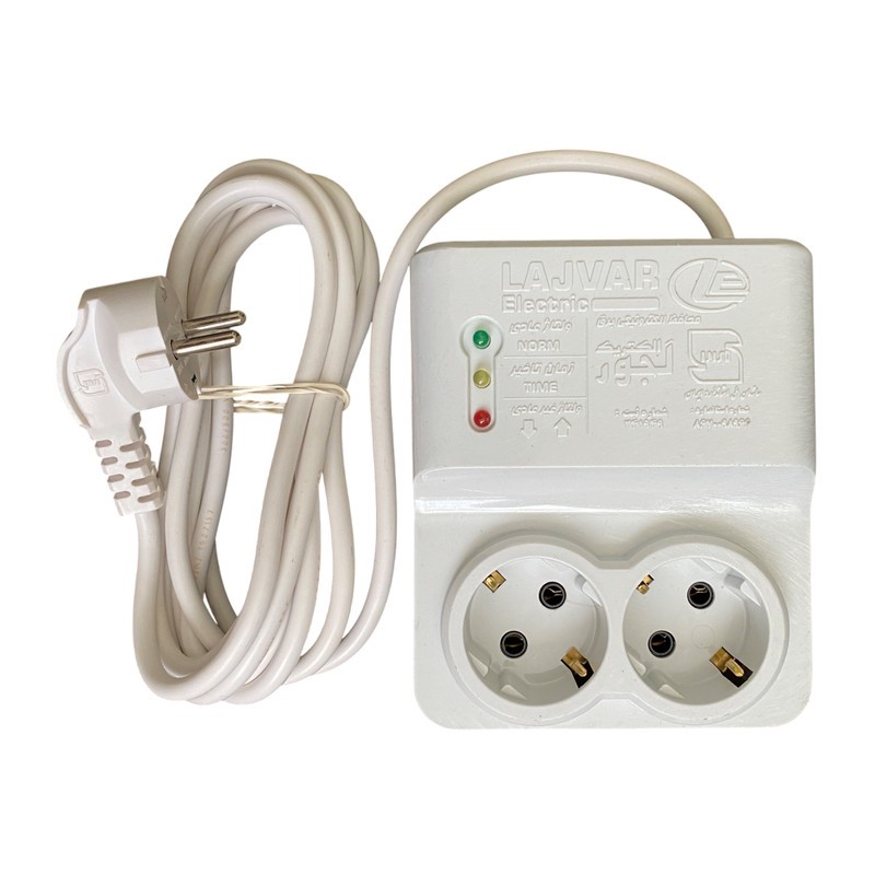 محافظ ولتاژ لجور الکتریک مدل L110 - 2500W - 10A - 3Meter
