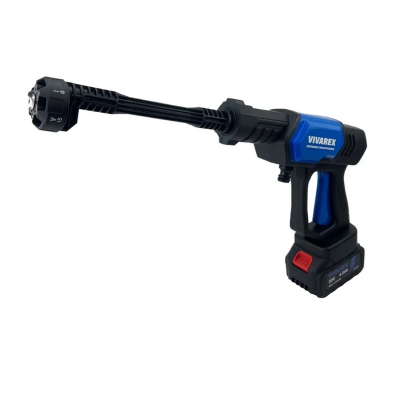 کارواش شارژی 25 بار 20 وات با موتور ذغالی ویوارکس مدل VR2425V2-PW با حداکثر دبی اب 4 لیتر بر دقیقه