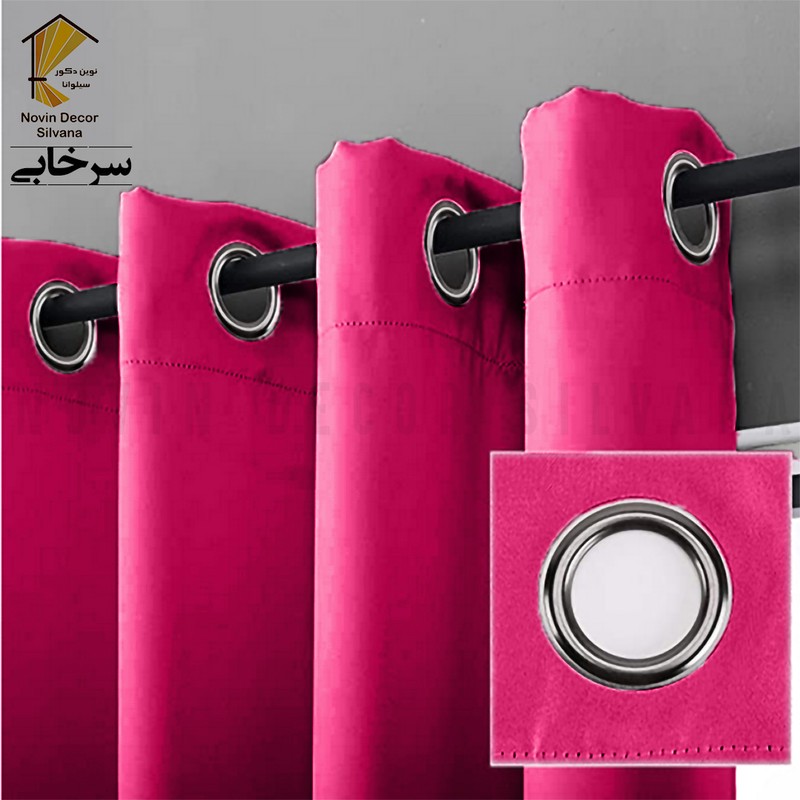 پرده نوین دکور سیلوانا مدل کتان کد 230 1 سایز 230 140 سانتی متر