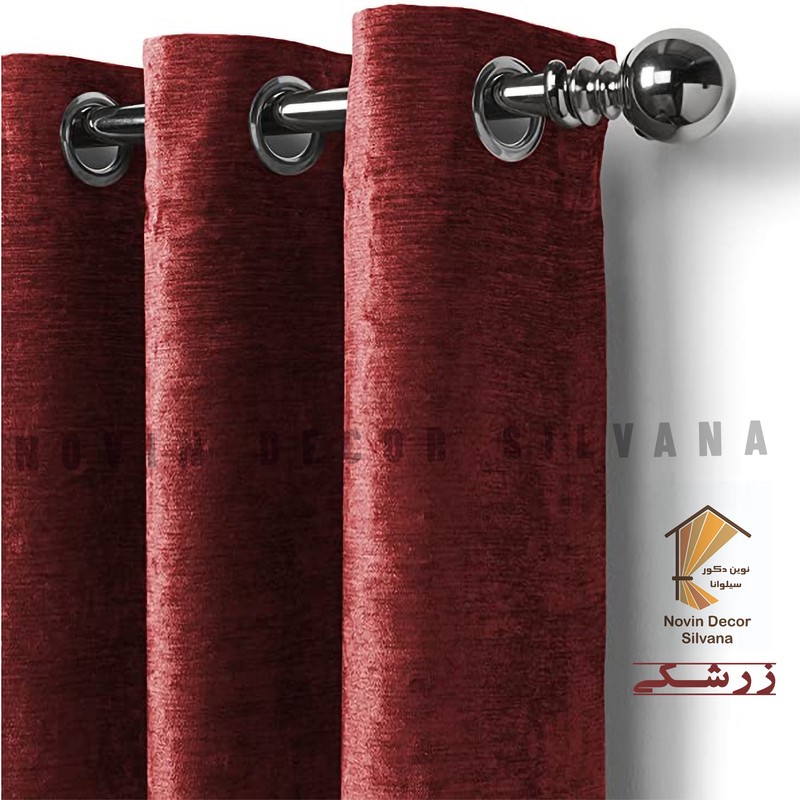 پرده نوین دکور سیلوانا مدل مخمل شانل 280 _ 1 سایز 280x140 سانتیمتر