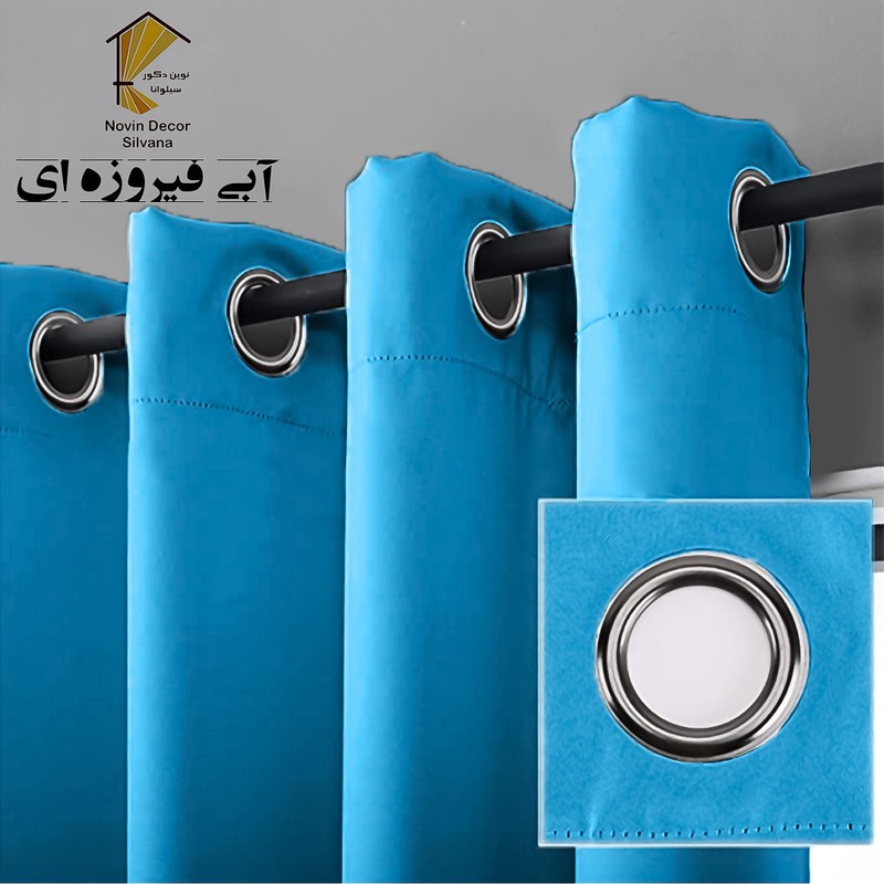 پرده نوین دکور سیلوانا مدل کتان NY31 سایز 280x140 سانتیمتر