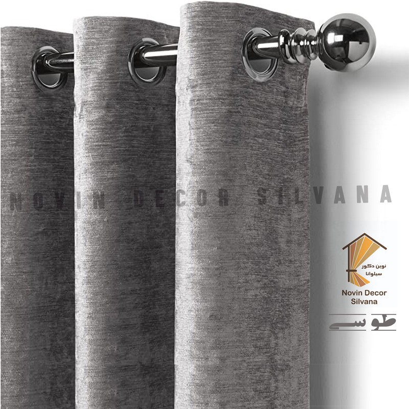 پرده نوین دکور سیلوانا مدل مخمل شانل 280 _ 1 سایز 280x140 سانتیمتر