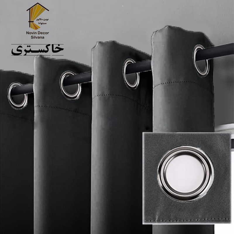 پرده نوین دکور سیلوانا مدل کتان NY31 سایز 280x140 سانتیمتر