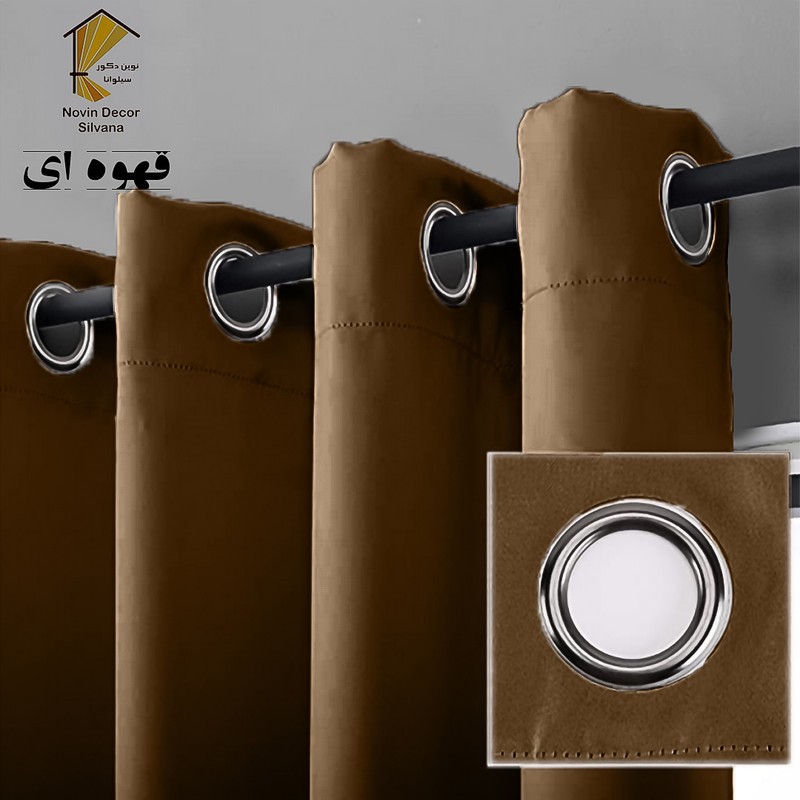 پرده نوین دکور سیلوانا مدل لاکچری 3 سایز 280 300 سانتی متر