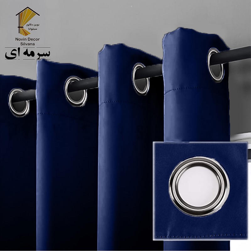پرده نوین دکور سیلوانا مدل لاکچری 280 سایز 280 140 سانتی متر