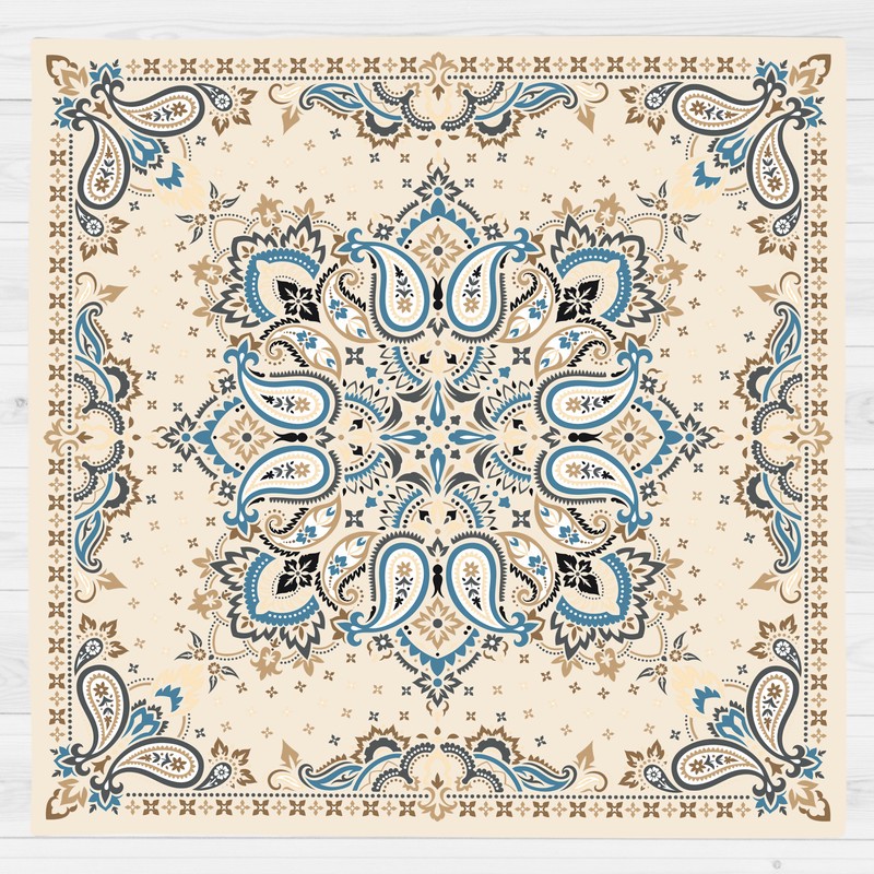 رومیزی طرح سنتی کد 9963