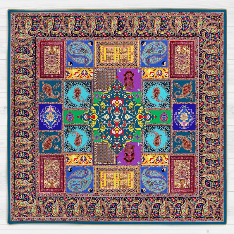 رومیزی طرح ترمه کد 9275.2