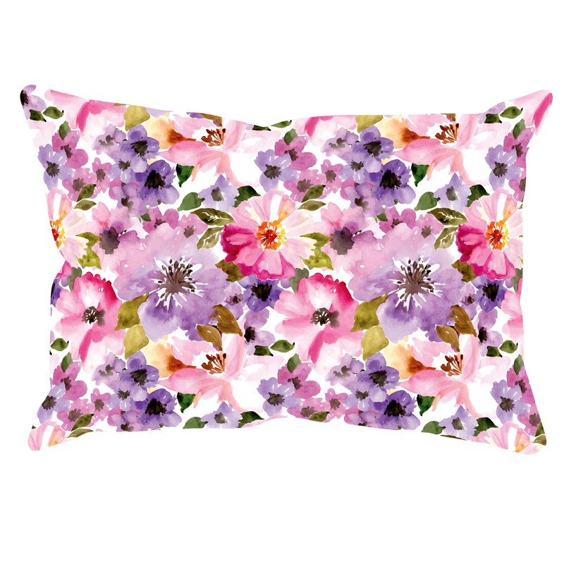 رو بالشی مدل گل دورو طرح دار کد 90264
