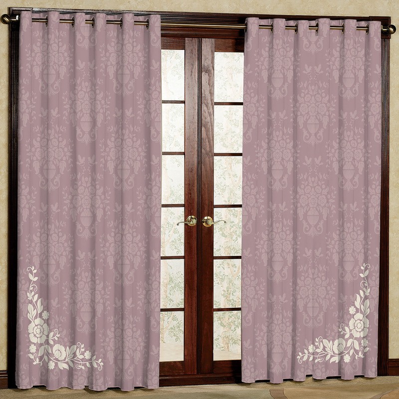 پرده مدل طرح دار مخمل پانچی کد 2300 سایز 140x280 سانتی متر