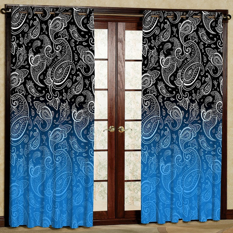 پرده مدل مخمل پانچی کد 4302 سایز 140x280 سانتی متر