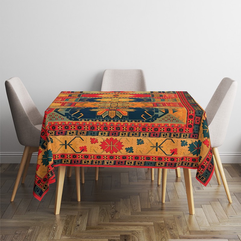 رومیزی مدل مخمل گلیم me002