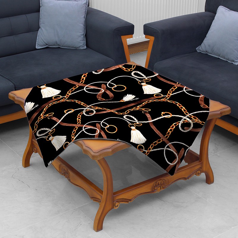 رومیزی مدل مخمل کد M62