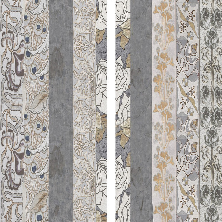پرده طرح گل سایز 280x145 سانتی متر