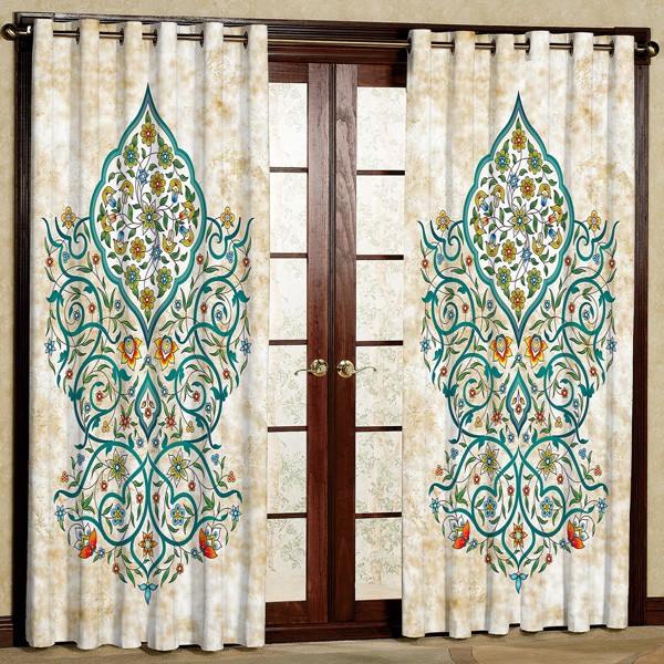 پرده مدل پانچی کد 5477 سایز 280x140 سانتی متر