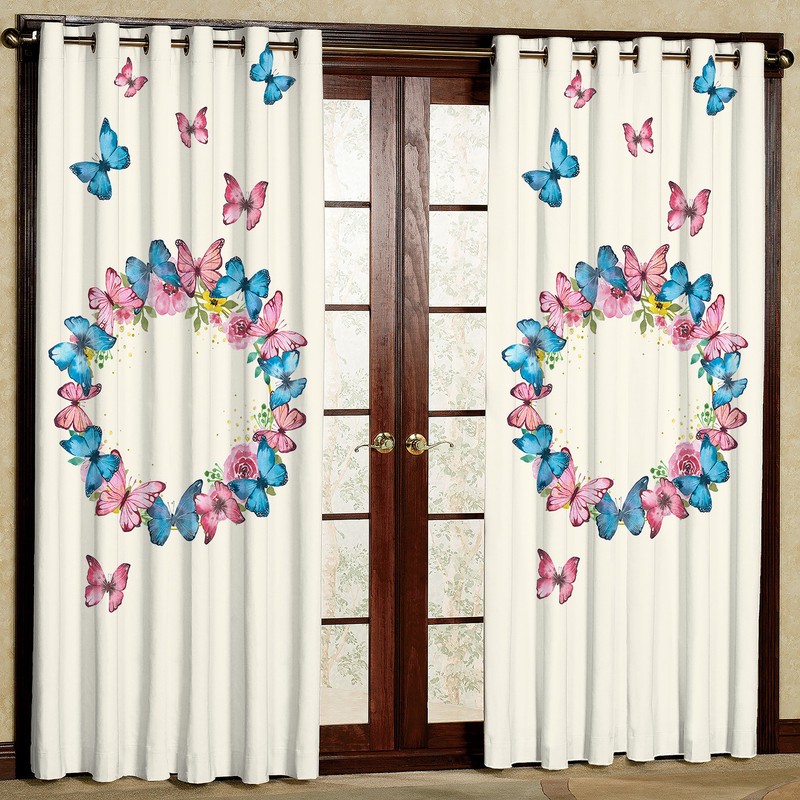 پرده مدل مخمل پانچی کد 4634T2 سایز 200x140 سانتی متر