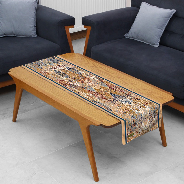 رانر ریحانلوکس مدل طرحدار کد RH121 سایز 143x43 سانتیمتر