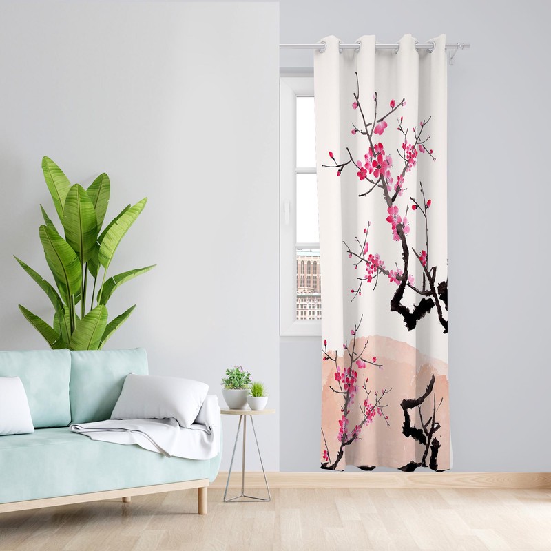 پرده مدل مخمل پانچی کد 1328 سایز 140x200 سانتی متر