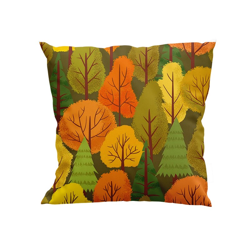 کوسن مدل جنگل پاییز کد DKK361