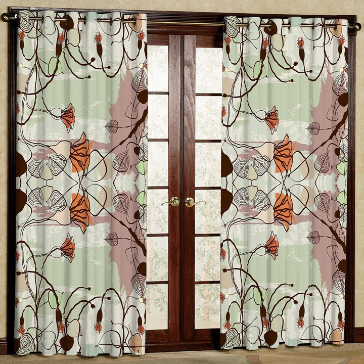 پرده پانچی کد 5209 سایز 280x40 سانتی متر
