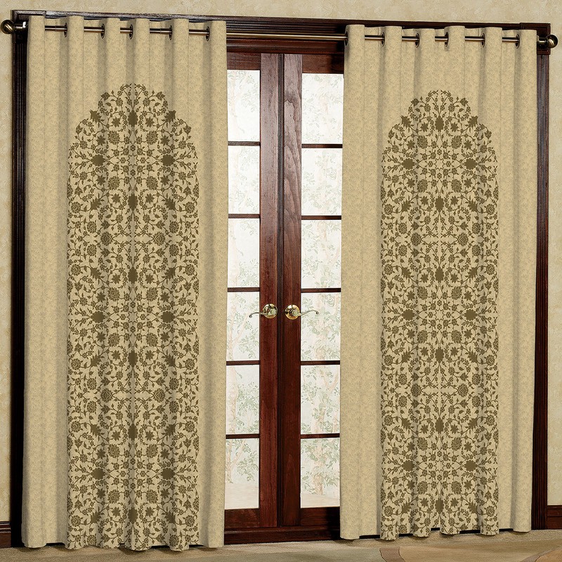 پرده مدل مخمل پانچی کد 4109T2 سایز 200x140 سانتی متر