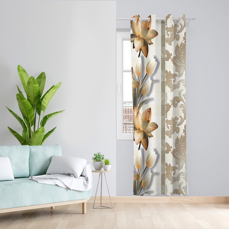پرده مدل مخمل پانچی کد 1135 سایز 140x200 سانتی متر