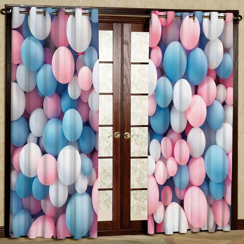 پرده مدل بادکنک مخمل پانچی کد 2680a سایز 200x140 سانتی متر