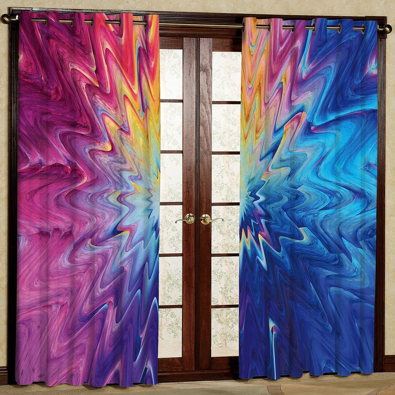 پرده مدل مخمل پانچی کد 2250 سایز 140x280 سانتی متر